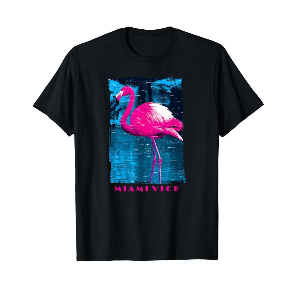 Miami Vice Original Pink Flamingo T-Shirt T-Shirt